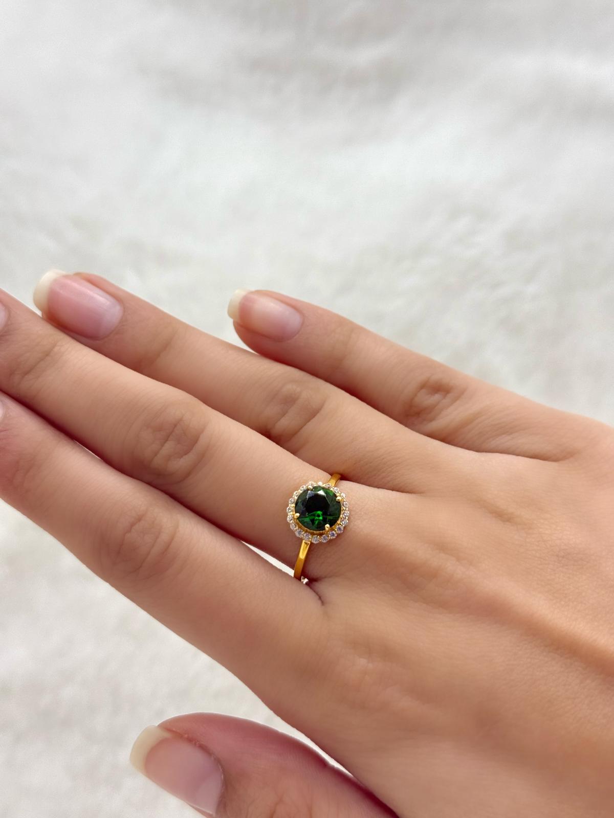 Moonlit Ring- Green