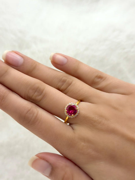 Moonlit Ring- Pink