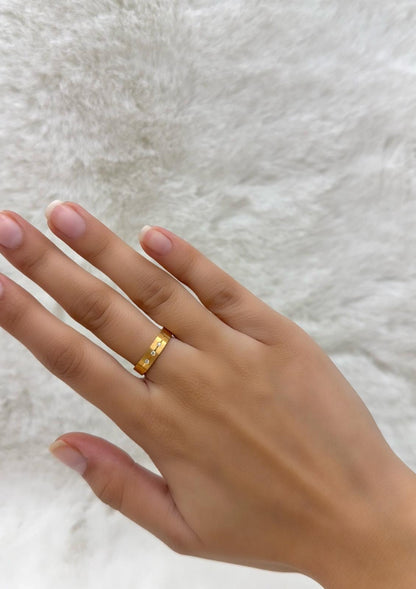 Tri-Love Band Ring