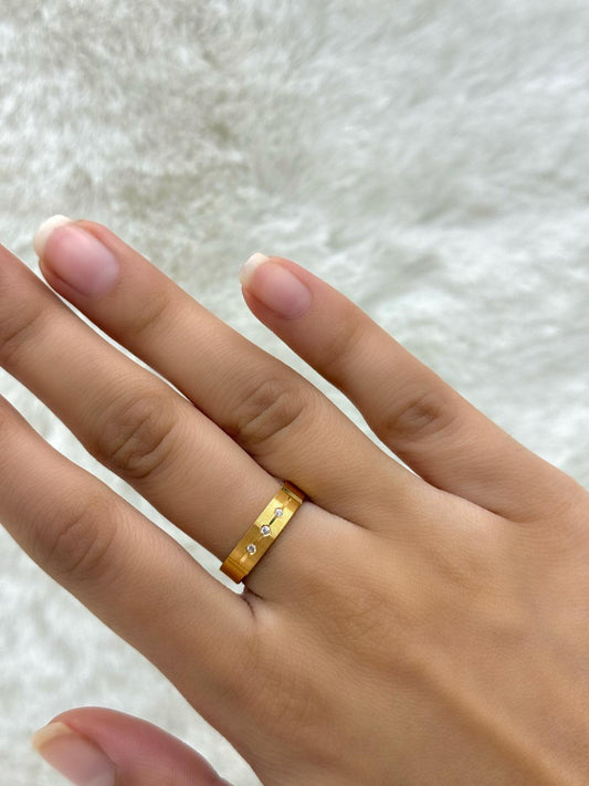 Tri-Love Band Ring