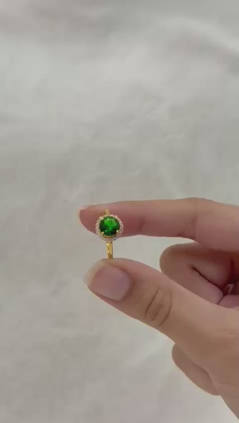 Moonlit Ring- Green
