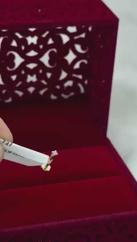 Aurix Diamond Nose Stud V1